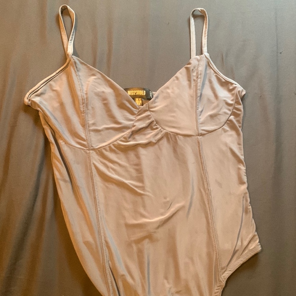 Miss guided Bodysuit in gray